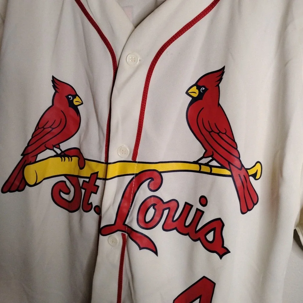 St.Louis Cardinals Jersey, Xlarge,B2013 Yadie Molina #4, # Greatest Catcher Ever